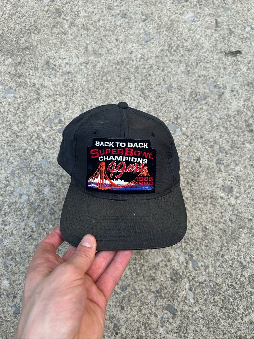 NFL Black San Francisco 49ers Back-to-Back Super Bowl Champions Hat